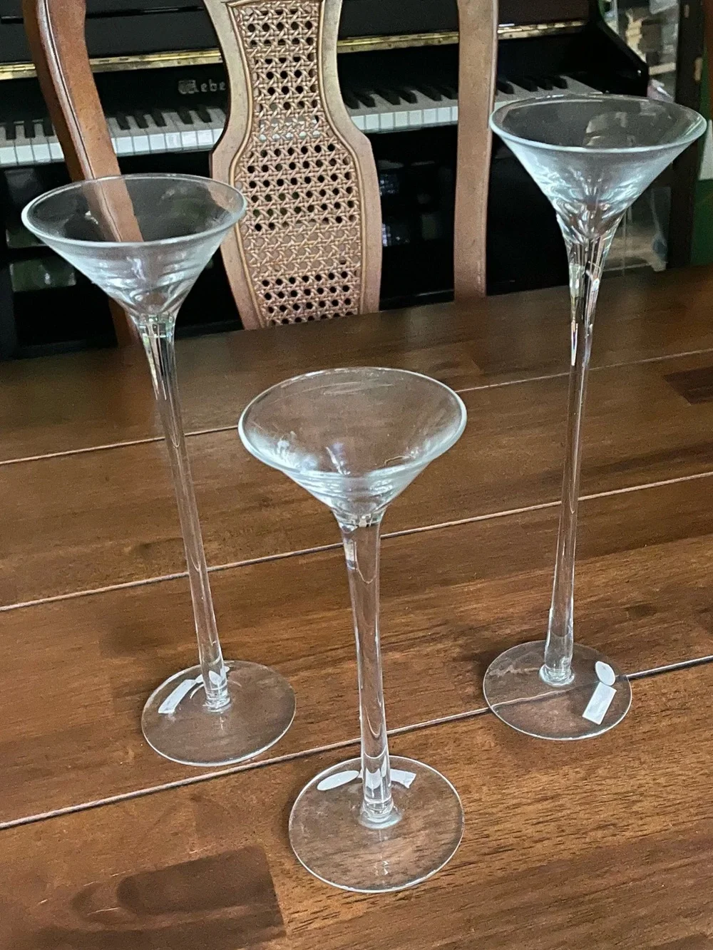 VTG Clear Glass: Imperial Glass, International Silver, Scandinavian Etched Lot